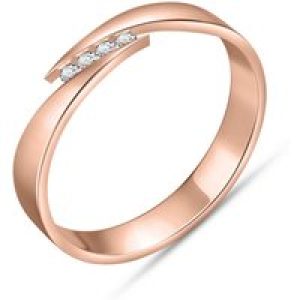 Diamond Crown Solitaire Engagement Ring in 18ct Rose Gold