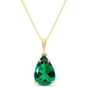 Emerald Alanna Classic Pendant Necklace in 9ct Gold