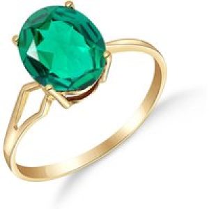 Emerald Madeleine Classic Signature Ring in 18ct Gold