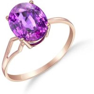 Amethyst Madeleine Classic Signature Ring in 18ct Rose Gold
