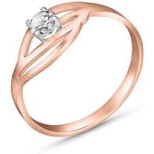 Diamond Lilianna Silhouette Entwined Ring, 0.15 ct in 18ct Rose Gold