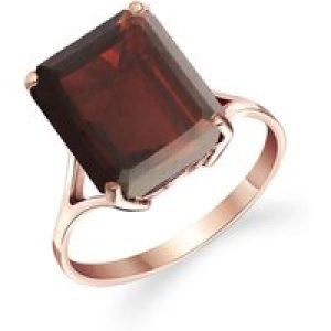 Garnet Ebony Auroral Signature Ring in 18ct Rose Gold