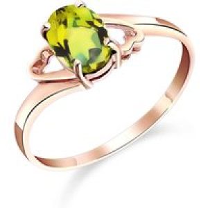 Peridot Ariel Desire Ring in 18ct Rose Gold