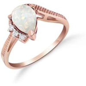 Opal & Diamond Katrina Belle Abstract Ring in 18ct Rose Gold