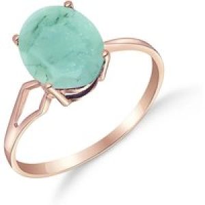 Emerald Madeleine Classic Signature Ring in 18ct Rose Gold