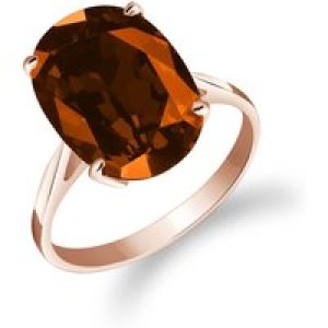 Garnet Lucia Signature Ring in 18ct Rose Gold