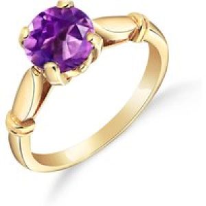 Amethyst Anoushka Solitaire Engagement Ring in 18ct Gold