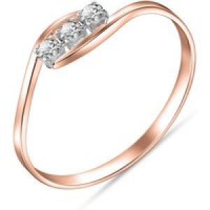 Diamond Crown Solitaire Ring in 18ct Rose Gold