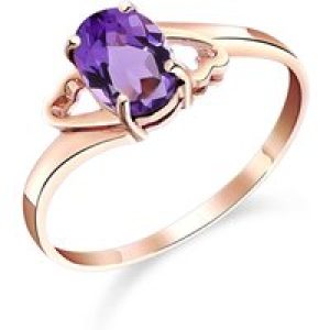 Amethyst Ariel Desire Ring in 18ct Rose Gold
