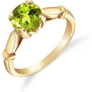 Peridot Anoushka Solitaire Ring in 18ct Gold