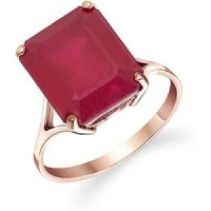 Ruby Ebony Auroral Signature Ring in 18ct Rose Gold