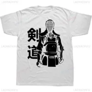 Harajuku Kendo Japan Sports Graphic T Shirts Streetwear Short Sleeve Summer Style Men T-shirt Casual Fashion Loose Women Tees