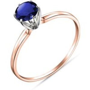 Sapphire Raya Crown Ring in 18ct Rose Gold