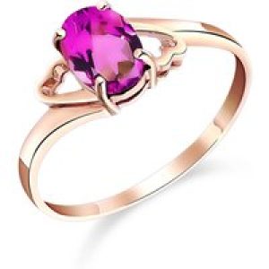 Pink Topaz Ariel Desire Ring in 18ct Rose Gold