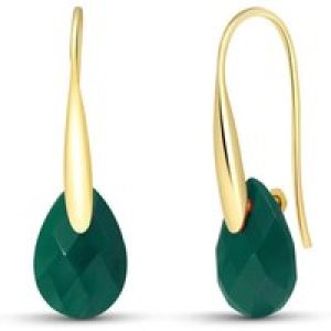 Corundum Lilian Drop Earrings in 9ct Gold