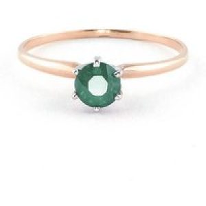 Emerald Raya Crown Ring in 18ct Rose Gold