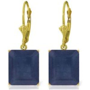 Sapphire Juno Statement Drop Earrings in 9ct Gold