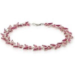 Ruby Mariah Signature Butterfly Bracelet in 9ct White Gold
