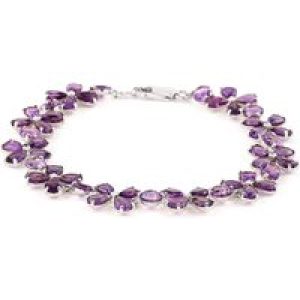 Amethyst Mariah Signature Blossom Bracelet in 9ct White Gold