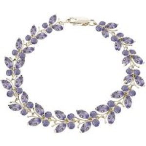 Tanzanite Mariah Signature Butterfly Bracelet in 9ct White Gold