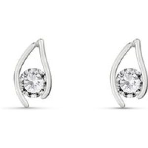 Diamond Sadie Stud Earrings in 9ct White Gold