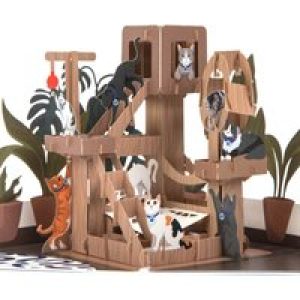 Battersea Cat Tree Card