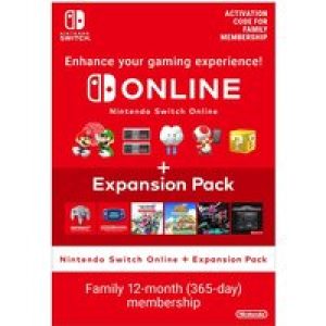 Nintendo Switch Online 12 Month Family Membership + Expansion Pack 365 Days  Download  ( Uk – EU)