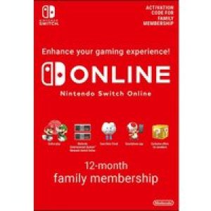 Nintendo Switch Online 12 Month 365 Day Family Membership Download ( UK – EU )