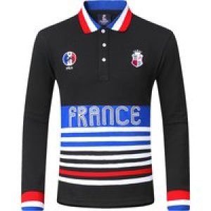 Classic New Men’s Long Polo Shirts Striped Design Cotton Breathable Full Sleeve Casual Collar T Shirts for Men clothing
