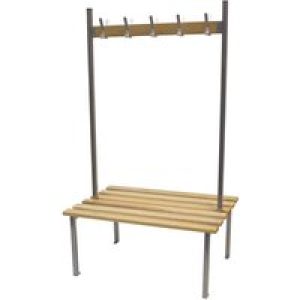 Double Sided Classic Duo Bench 16 Hooks 1.5m rail 3 legs / 6 slats