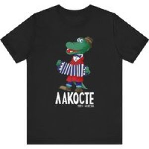 Stylish Dinosaur Graphic Tee – Breathable, Comfy, Regular Fit, Crew Neck, Summer, Holiday, Leisure, Vacation, and as a Gift