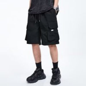 Casual Pants Fashion Trendy Brand Spring and Autumn Work Pants Men Youth Popular Japanese Loose Style Baggy Jeans Man Shorts