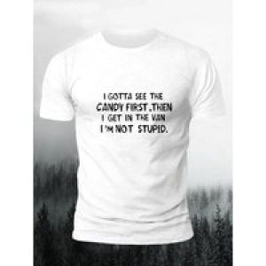 Plus Size Humorous Graphic Tee – Soft, Comfy, Short Sleeve, Crew Neck, Relaxed Fit, Big & Tall Men’s Casual T-Shirt with Funny