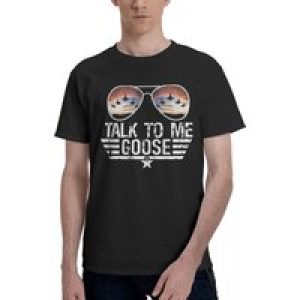 Talk To Me Goose Printed 100% Cotton Casual Breathable Confortable Top Funny Men’s T-Shirts Mens Gifts