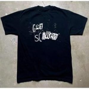 GET SCARED Rock Music Band 100 Cotton Adult T Shirt All Size MI305