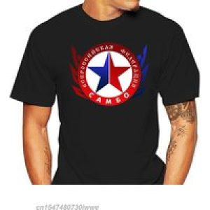 Russian Sambo Federation Fedor Martial Men Black T-Shirt Size Xs-3xl Men T Shirt Cheap Sale 100 Cotton