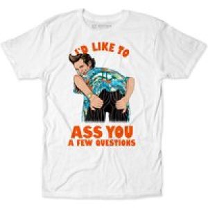 theCHIVE Ace Ventura: Pet Detective A Few Questions Jim Carey 90s Movie T-Shirt