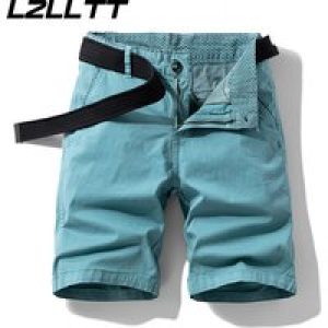 New Summer Men Cotton Cargo Shorts Men Fashion Breeche Bermuda Beach Jogger Shorts Men Tactical Casual Shorts Male Dropshipping