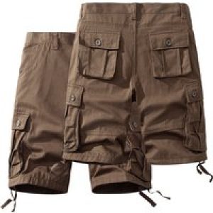 Men’s Cotton Shorts Cargo Knee Pants Tactical Casual Sports Shorts Man Hiking Fishing Y2K Clothes