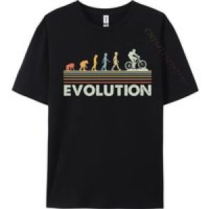 Vintage Downhill Mtb Evolution Mountain Bike Group Normal Tops Shirts For Men T Shirt Gift Tee-Shirts Newest Free Shipping