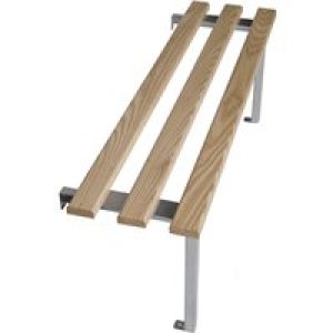 Classic Heartwood Mono Leg Bench 1.0m w x 350mm d x 450mm h