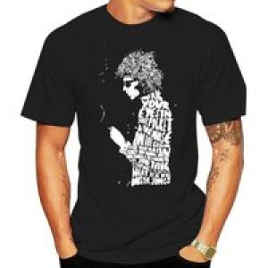 Men’s Fashion Tshirts Bob Dylan DIY Cotton Short Sleeve T Shirt For Man Summer High quality