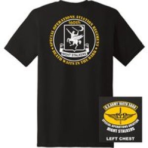 US Army 160th SOAR Night Stalker T-Shirt 100% Cotton O-Neck Short Sleeve Summer Casual Mens T-shirt Streetwear