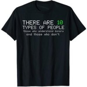 There Are 10 Types Of People Binary Funny Computer Nerd Premium T-Shirt Beach Top T-Shirts Men Cotton Tops Shirt Crazy Discount