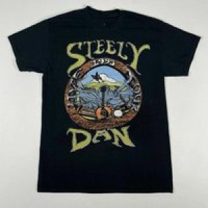 Rare Steely Dan Band 1993 Black T Shirt S 4XL