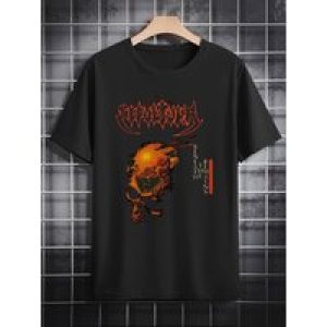 Vintage Band Men’S Casual Crew Neck T-Shirt, Print Design Men’S Top, Gift for Men