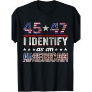 Patriotic American Flag 45 47 Print Cotton T-Shirt, Casual Crew Neck, Slight Stretch, Knit Fabric, Unisex, for Men