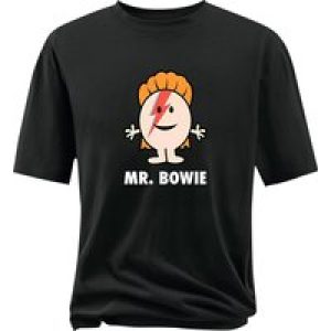 Plus Size Mr Bowie Crew Neck Tee – Breathable, Versatile, Short Sleeve T-Shirt for Summer Wear, Comfortable