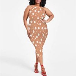 Women Casual Sexy Bodycon Tank Top Round Neck Dress Summer Pencil Sleeveless Basic Midi Club Dresses Beach Party