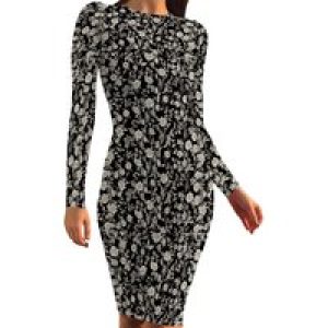 Bodycon Dresses for Women Sexy Midi Long Sleeve Date Night Sleeveless Club Party Casual Maxi Dress